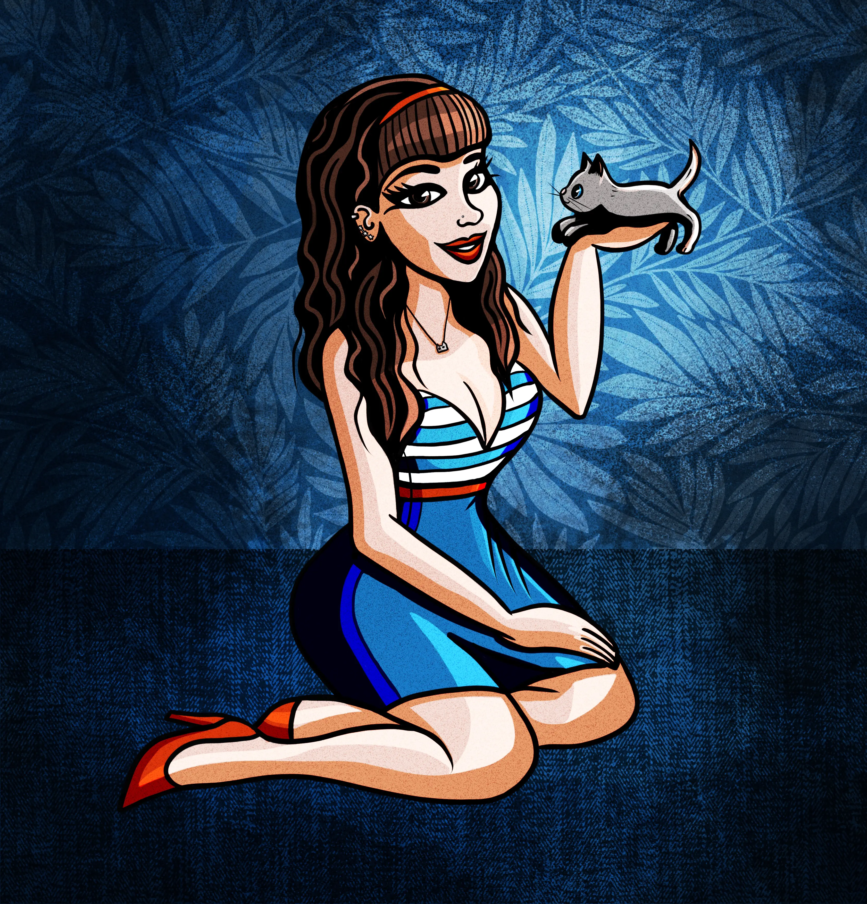 Pin Up Illustration